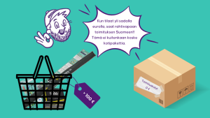 Free delivery in Finland on orders over 100€
