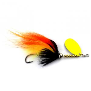 Spintube Spinner 8 g musta/oranssi/keltainen