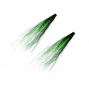 Classic Bucktail Putkiperho vihreä/musta 2 kpl