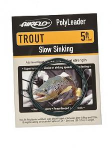 Airflo Polyleader trout fast sink brown - 5