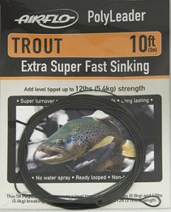 Airflo Polyleader trout slow sink 10
