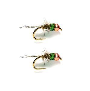 Classic Uppoperho TH Riffle Nymph Copper #12 - 2 kpl