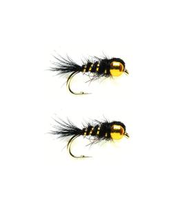 Classic D/Charge H/Ear wet fly black #14 - 2 pcs