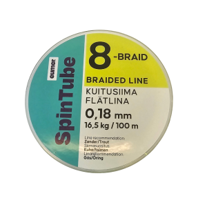 Spintube 8 Kuitusiima fl 0,18 mm/100 m 16,5 kg
