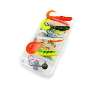 Jigisetti ahvenelle + kalastuslaukku #M