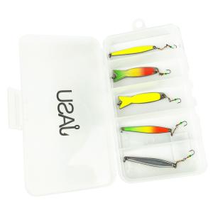 Jasu Vertical Ice Fishing Spoon Kit for Perch
