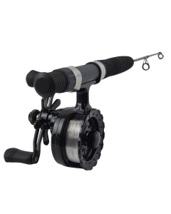 Jasu Ice fishing set with geared reel Medium + line