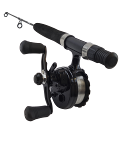 Jasu Ice fishing set with geared reel Medium + line