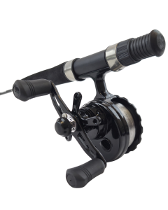 Jasu Ice fishing set with geared reel Medium + line