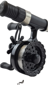 Jasu Ice fishing set with geared reel Medium + line