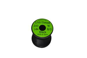 Uni 8/0 thread 200y black
