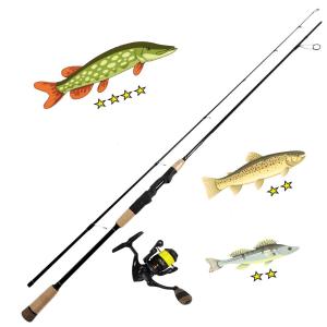 Spintube Pro Heavy Spinning Combo 240cm