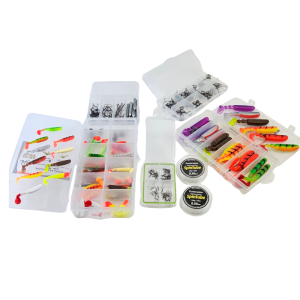 Jigikalastajan tarvikesetti jigilajitelmilla