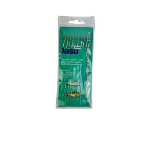 Jasu Herring/Perch Leader 10 Hooks nickel #6
