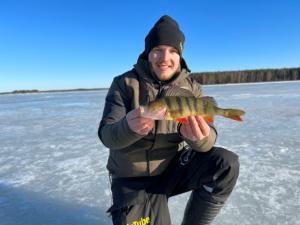 Perch Ice Fishing Courses at Sea