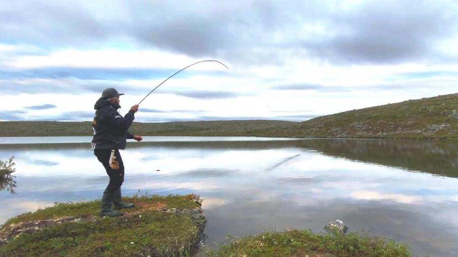 Raudunkalastus tunturijärvellä