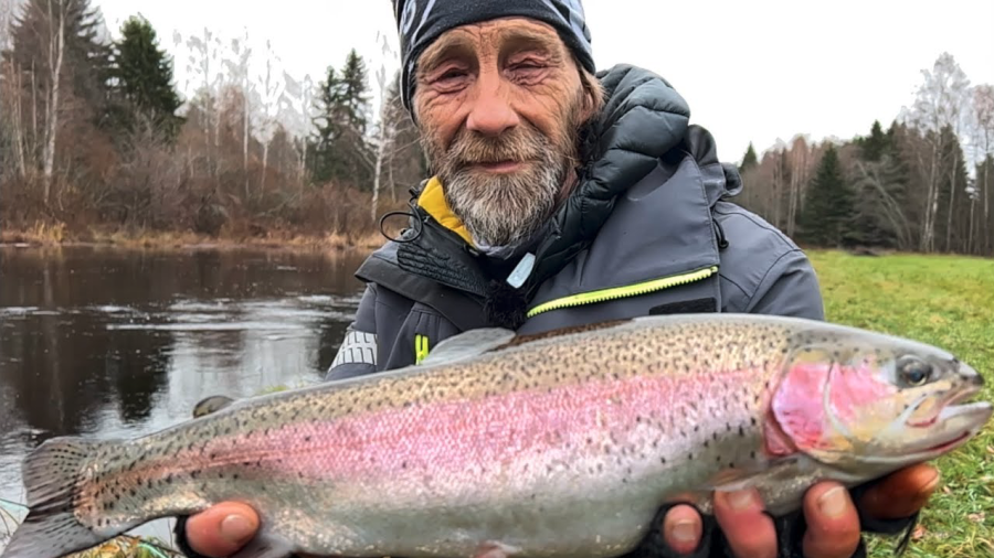 Kirjolohen syyskalastus Merikarvianjoella