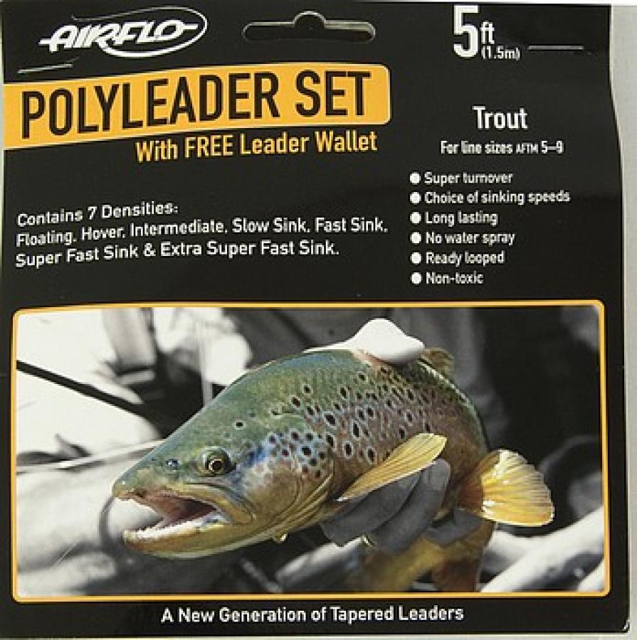 Airflo Polyleader trout 5' lajitelma