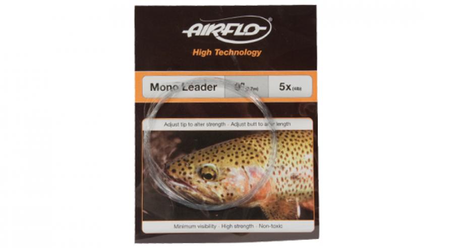 Airflo Clear tapered mono leader 9`