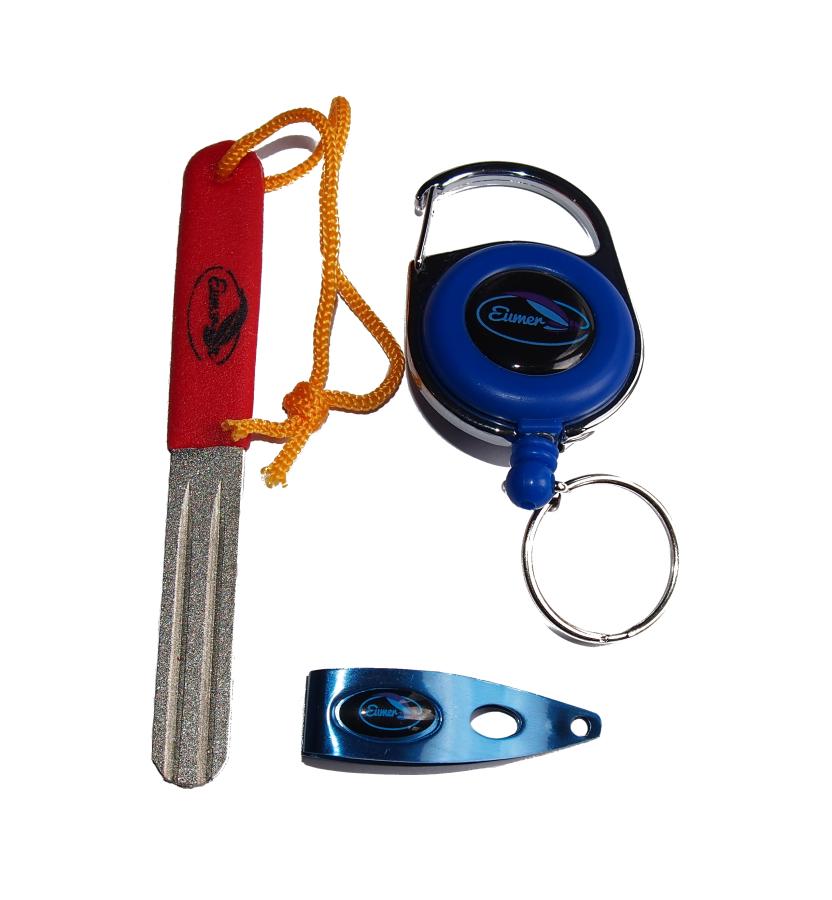 Eumer Line Cutter, Diamond Fileand Metallic Retractable Reel