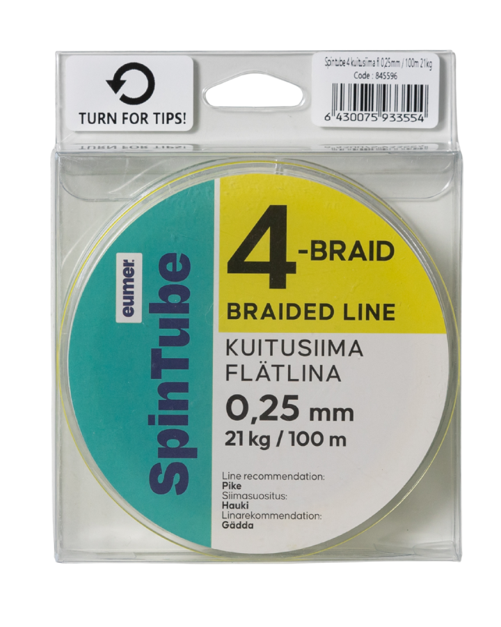 Spintube 4 Braided Line 100 m