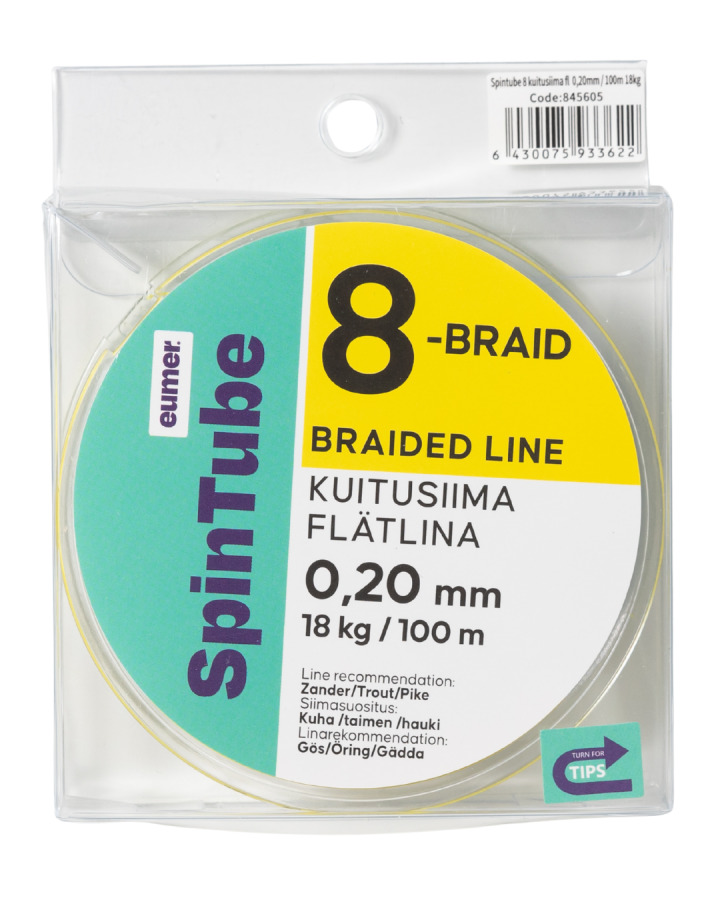 Spintube 8 Kuitusiima 100 m 