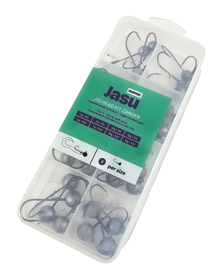 Jasu Jig Head Kit Zander 32 pcs