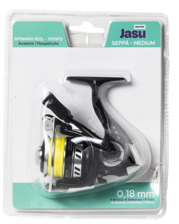 Jasu Seppä Spinning Reels with Braided Line