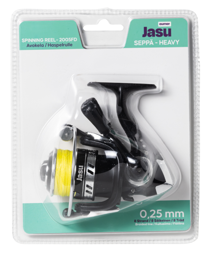 Jasu Seppä Spinning Reels with Braided Line