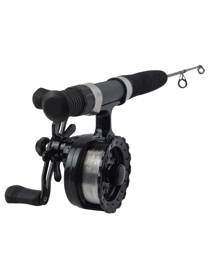 Jasu Ice fishing set with geared reel Medium + line