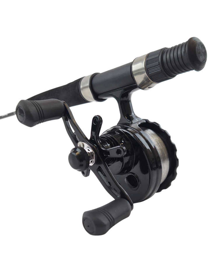 Jasu Ice fishing set with geared reel Medium + line