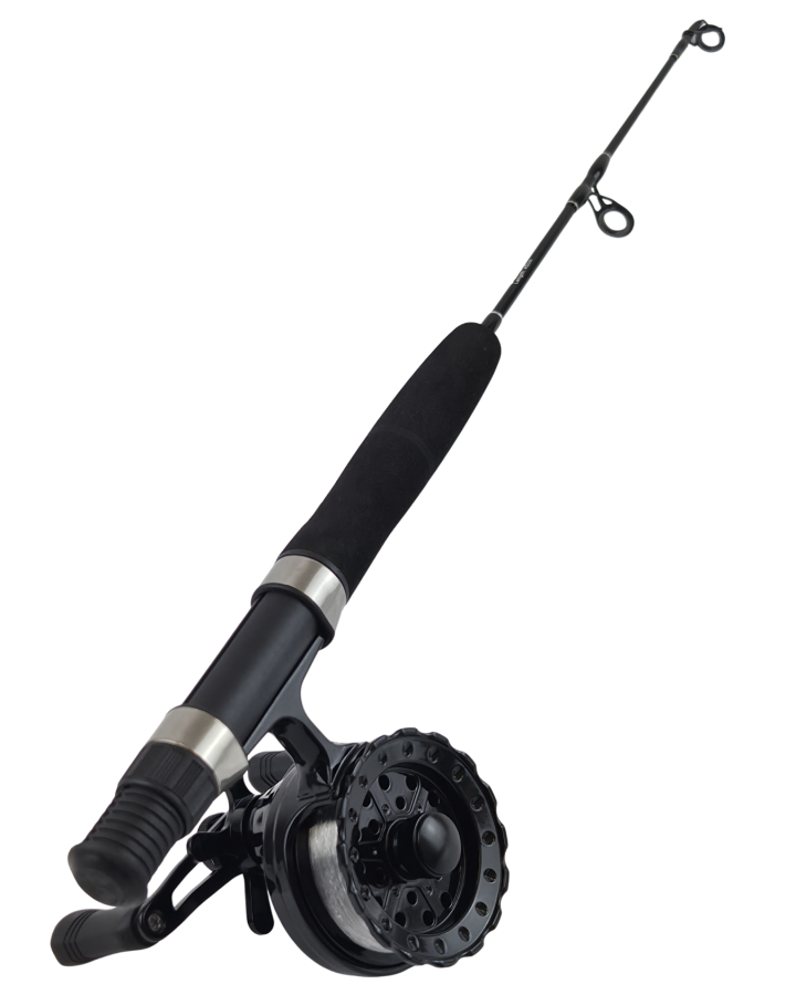 Jasu Ice fishing set with geared reel Medium + line