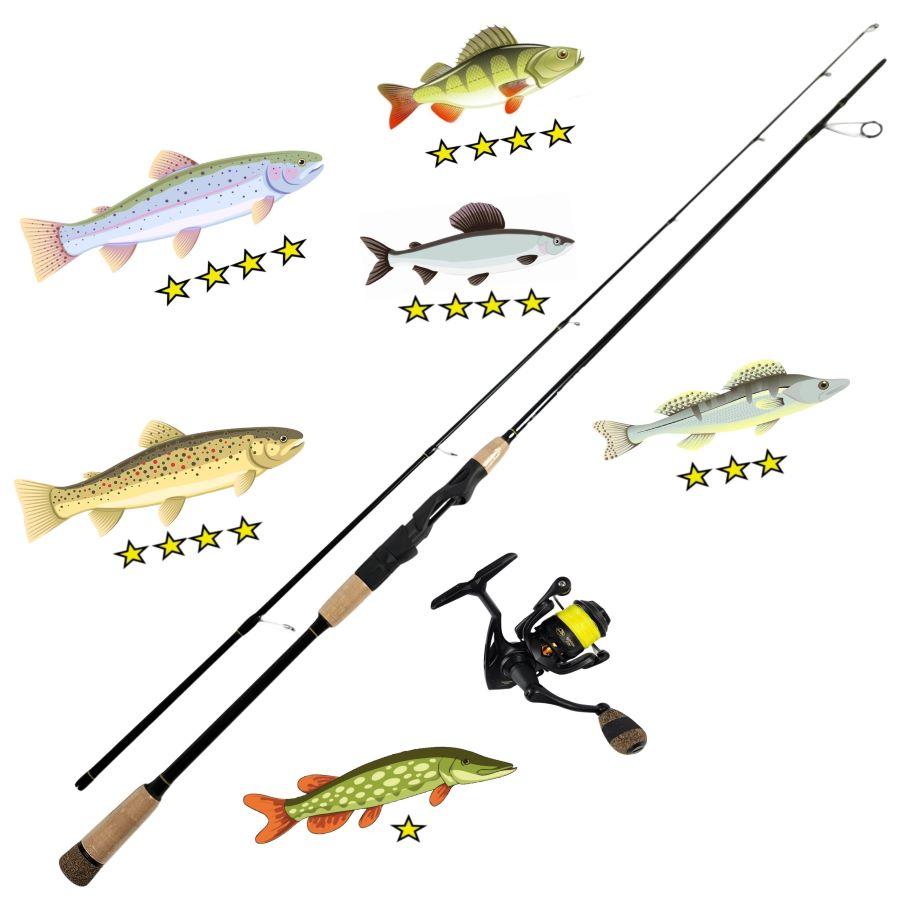 Spintube Pro Light Spinning Combo 240 cm