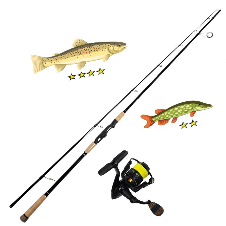 Spintube Pro Trout avokelasetti 275 cm