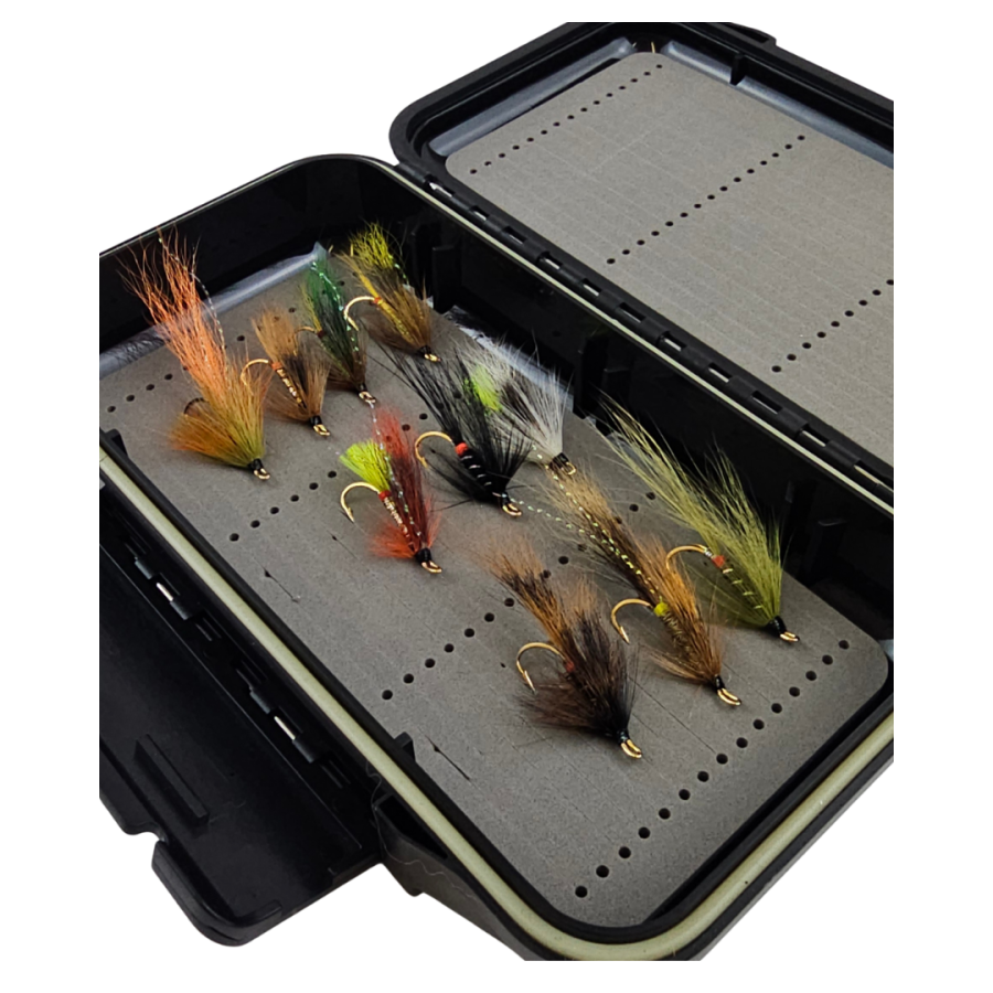 Classic Salmon Fly set in box