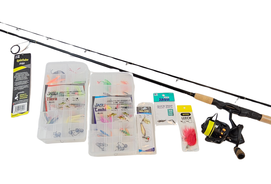  Spintube Pro Fishing Kit to Perch and Rainbow trout