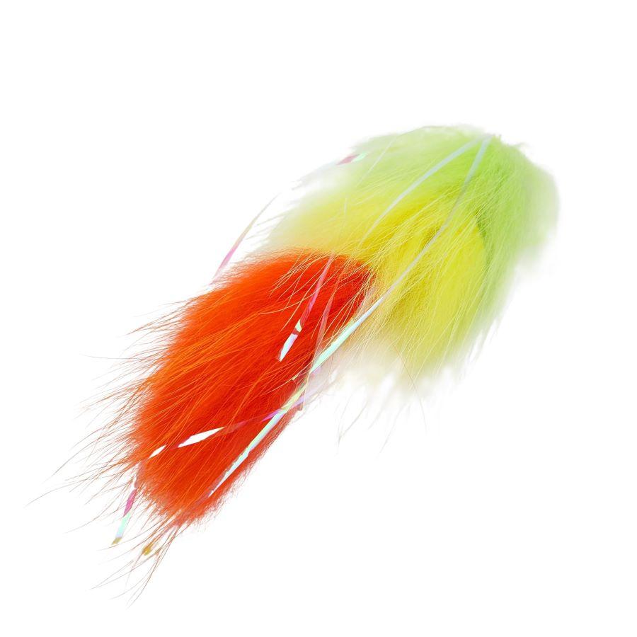 SpinTube Pike slow sink 25g chartreuse / yellow / orange